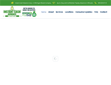 Tablet Screenshot of instantcashadvancecorp.com